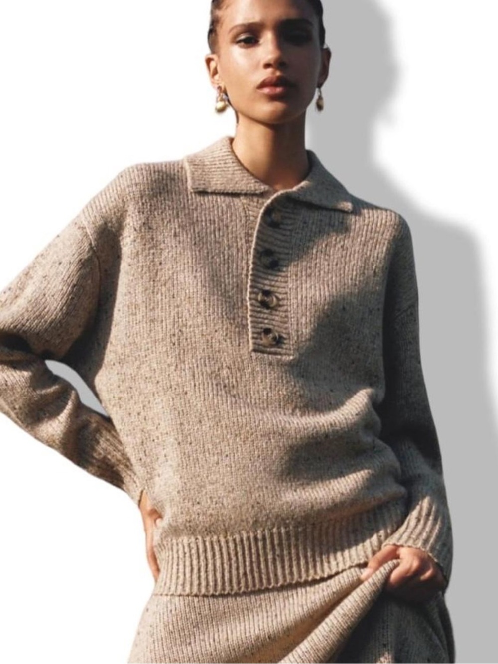 Zara knit polo